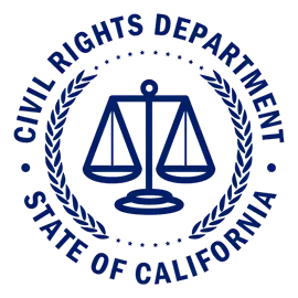 'Civil Rights Department' logo