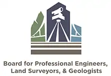 Board of Professional Engineers, Land Surveyors, and Geologists logo